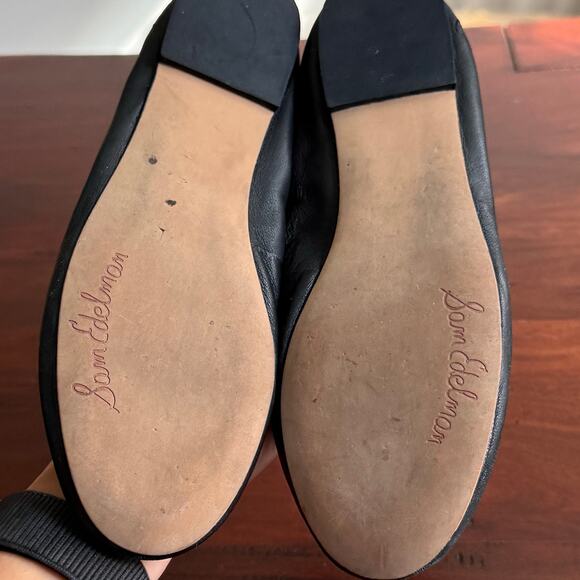 Sam Edelman Felicia Classic women’s Ballet Flats Saddle Leather Black Size 7.5 - Picture 6 of 6